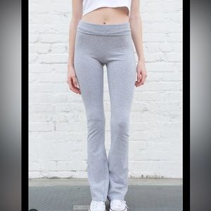 grey brandy melville flared pants